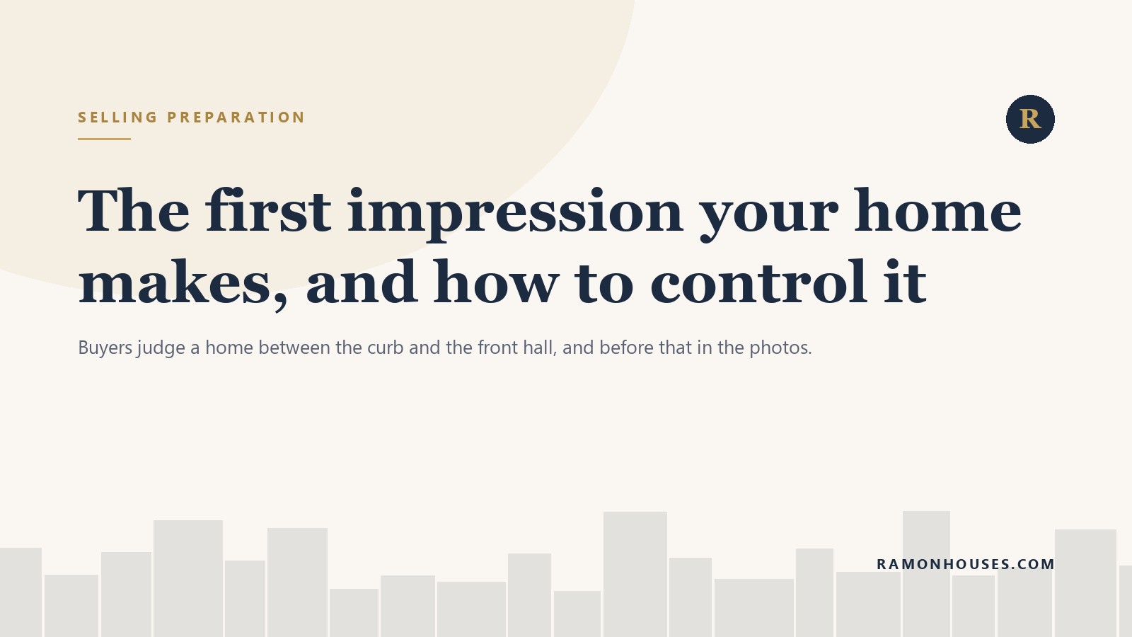 The first impression your home makes, and how to control it