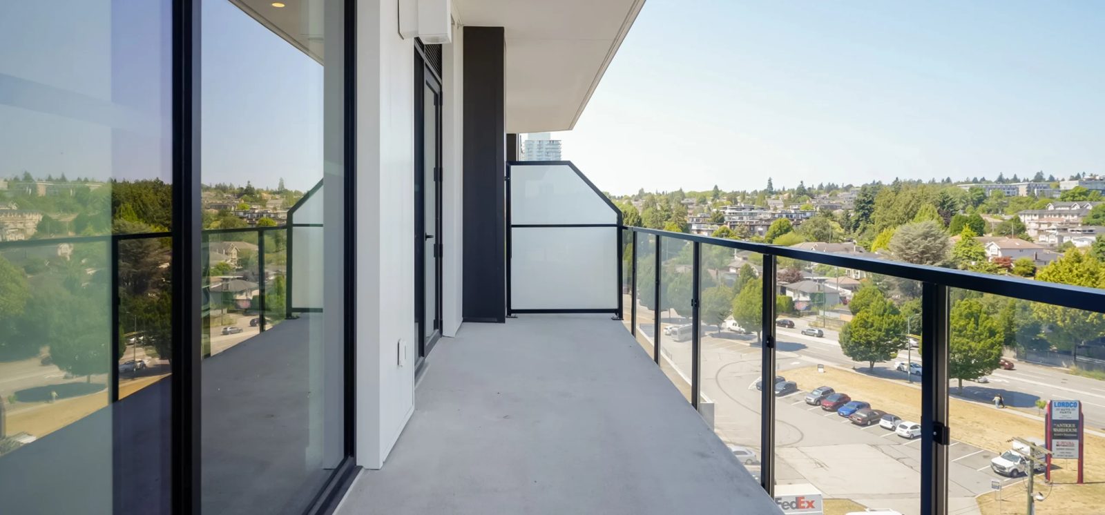 Office with private balcony