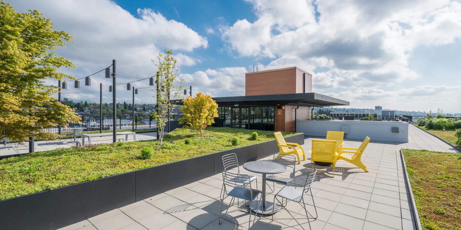 Rooftop patio